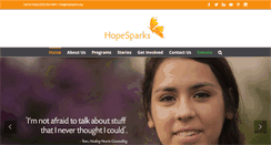 Desktop Screenshot of hopesparks.org