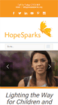 Mobile Screenshot of hopesparks.org